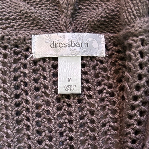 Women's Medium Dressbarn Open-Front Sweater - Picture 2 of 5